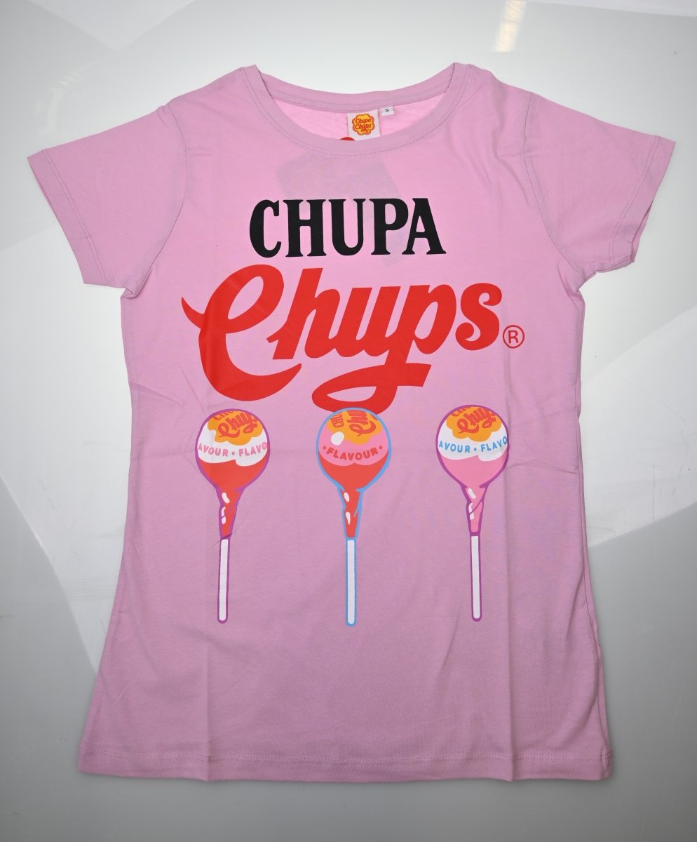 Chupa Chups T - skjorte Retro Rosa Dame - Supernerds