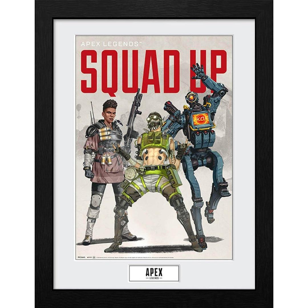 Apex Legends Innrammet Bilde 30 x 40 cm Squad Up - Supernerds
