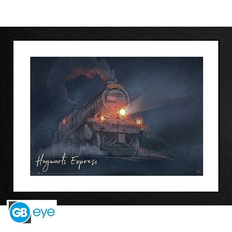 Harry Potter Innrammet Bilde 30 x 40 cm Hogwarts Express - Supernerds