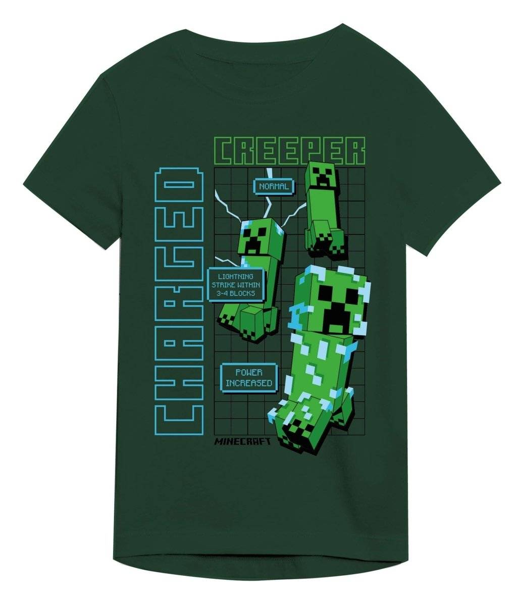 Minecraft T-skjorte Charged Creeper - Supernerds