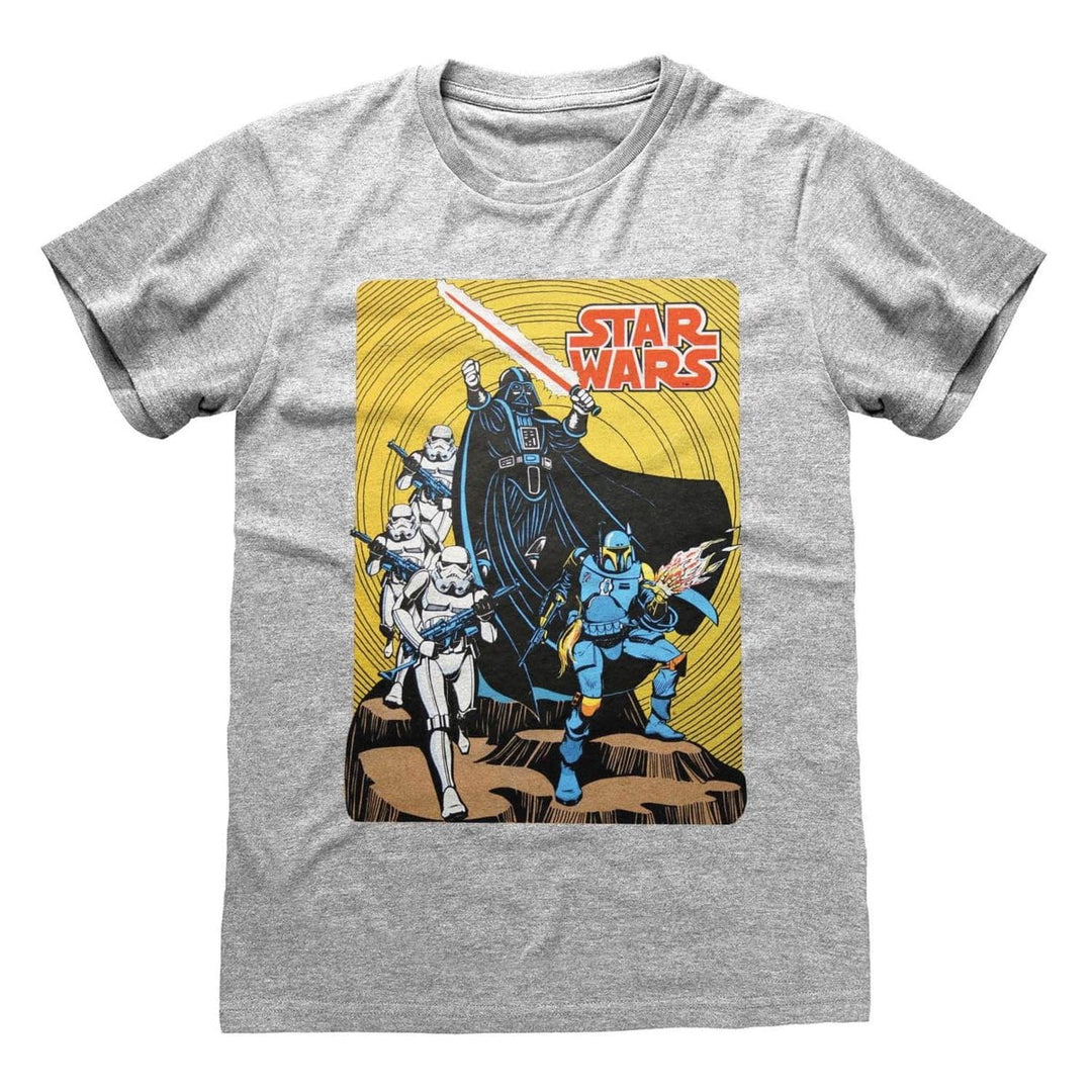 Star Wars T-skjorte Vader Retro Plakat - Supernerds