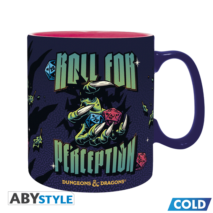 Dungeons and Dragons Varmeskiftende Kopp Roll For Perception