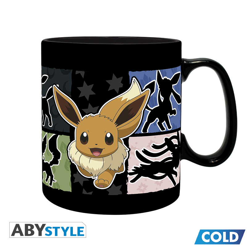 Pokemon Varmeskiftende Kopp Eevee Transform
