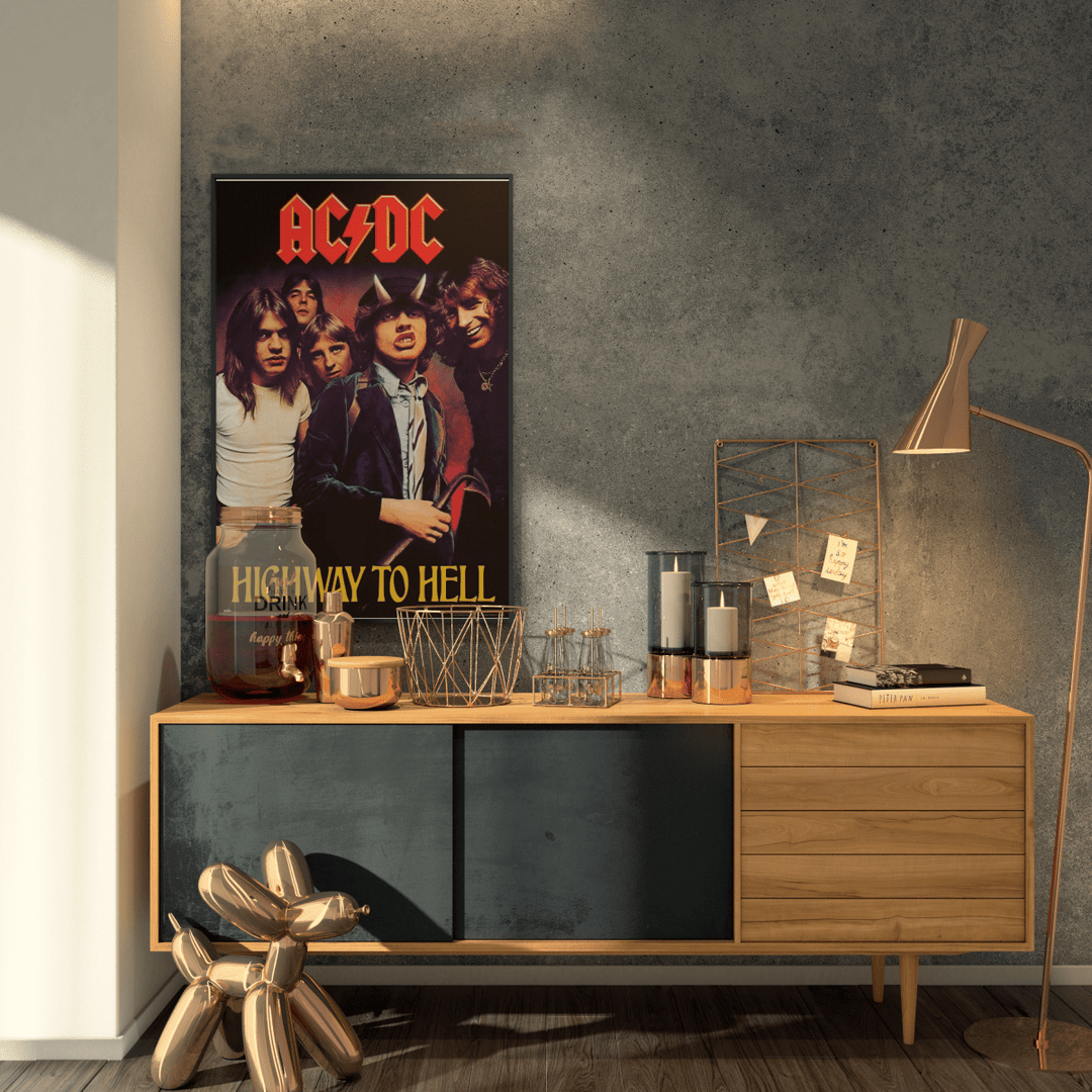AC/DC Plakat Highway to Hell - Supernerds