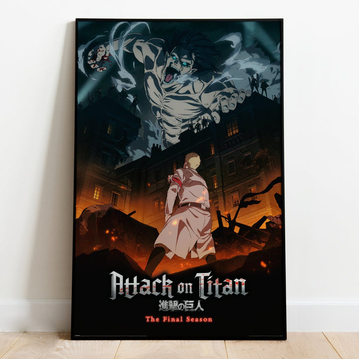 Attack On Titan Plakat Eren Onslaught - Supernerds