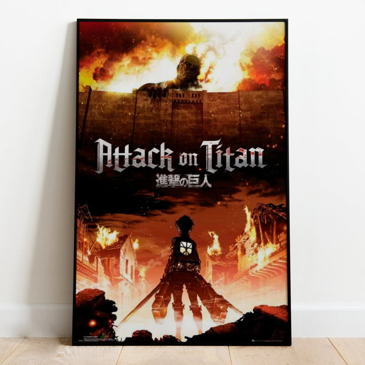 Attack On Titan Plakat Key Art - Supernerds
