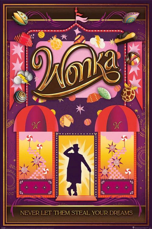 Disney's Charlie og Sjokoladefabrikken Plakat Willy Wonka - Supernerds