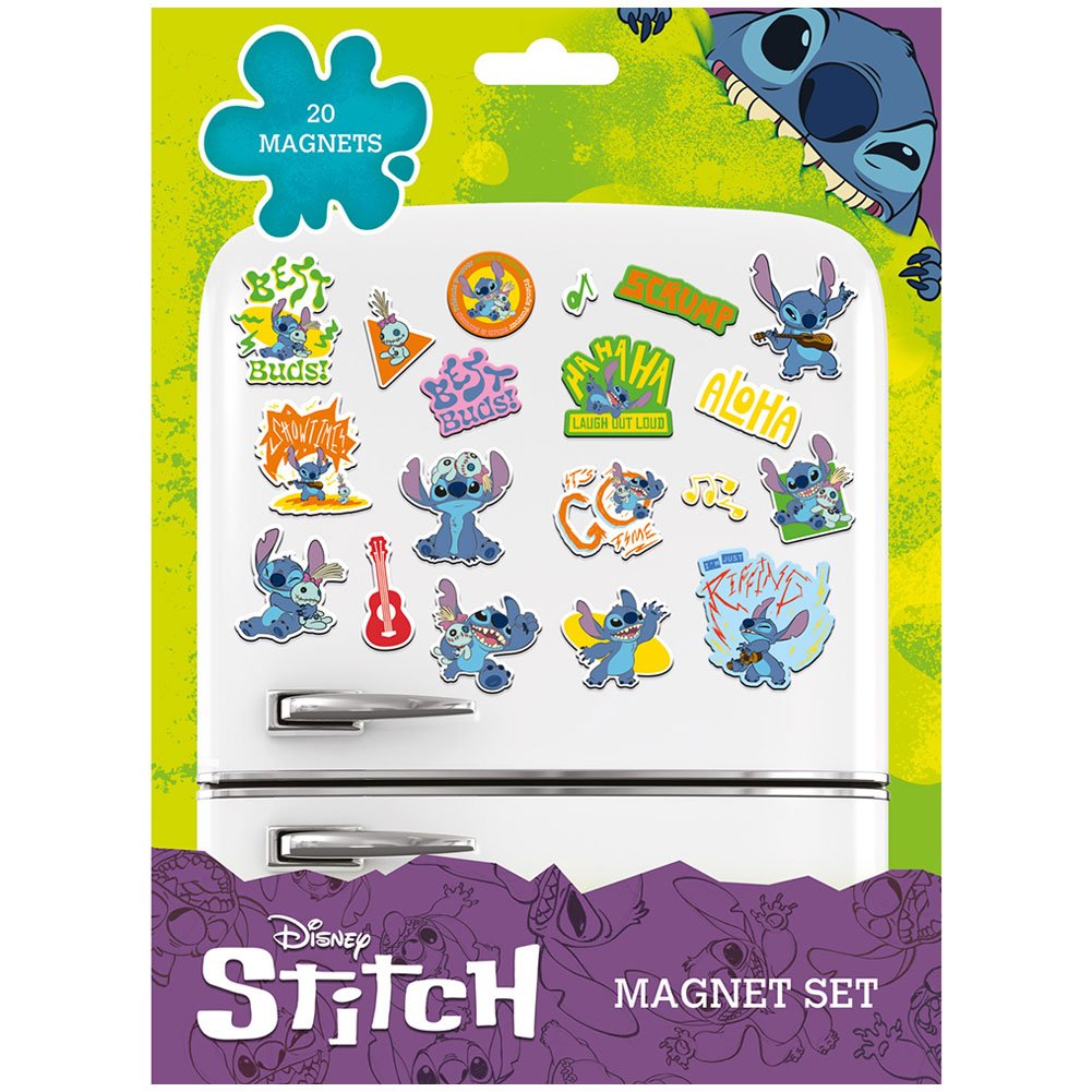 Disney's Lilo and Stitch Kjøleskapsmagnet 20 - pk - Supernerds