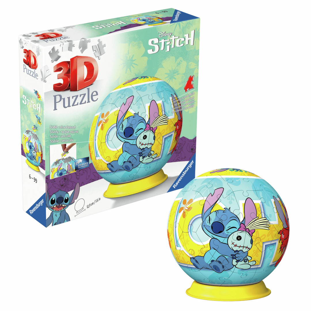 Disney's Lilo and Stitch Puslespill 3D Globus 72 brikker - Supernerds