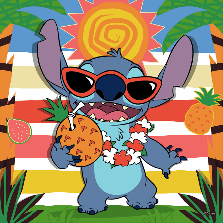 Disney's Lilo and Stitch Puslespill 49 brikker 3 - pk Aloha - Supernerds