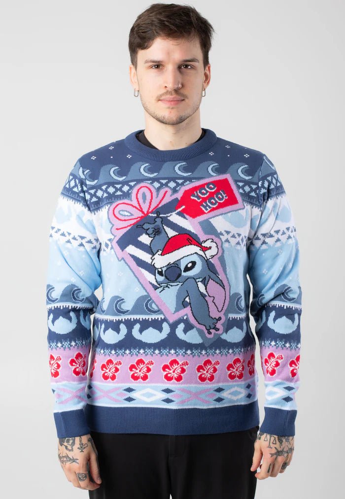 Disney's Lilo and Stitch Strikket Julegenser Yoo Hoo - Supernerds
