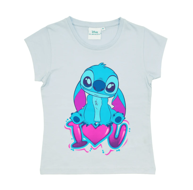 Disney's Lilo and Stitch T - skjorte I love U - Supernerds