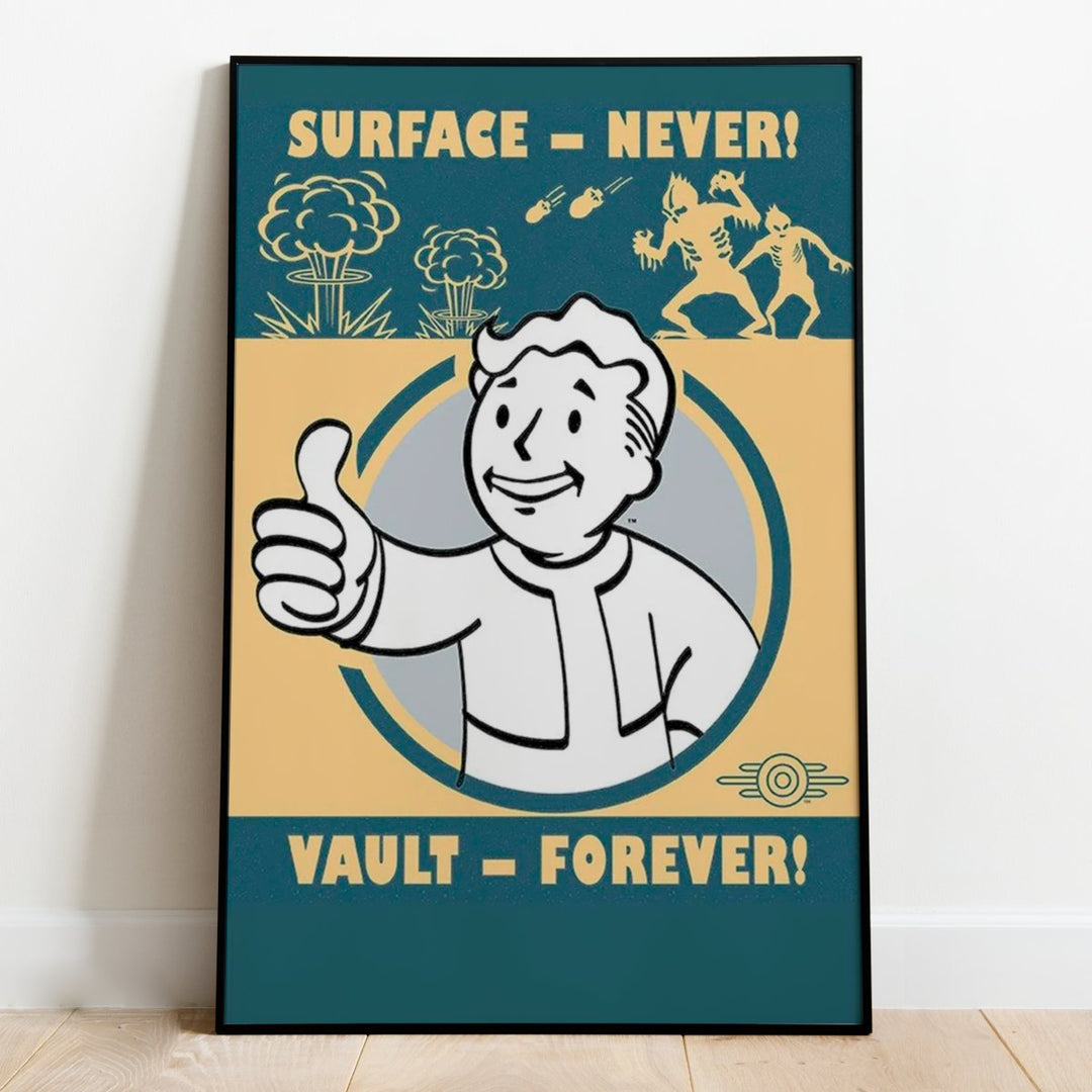 Fallout Plakat Vault Forever - Supernerds