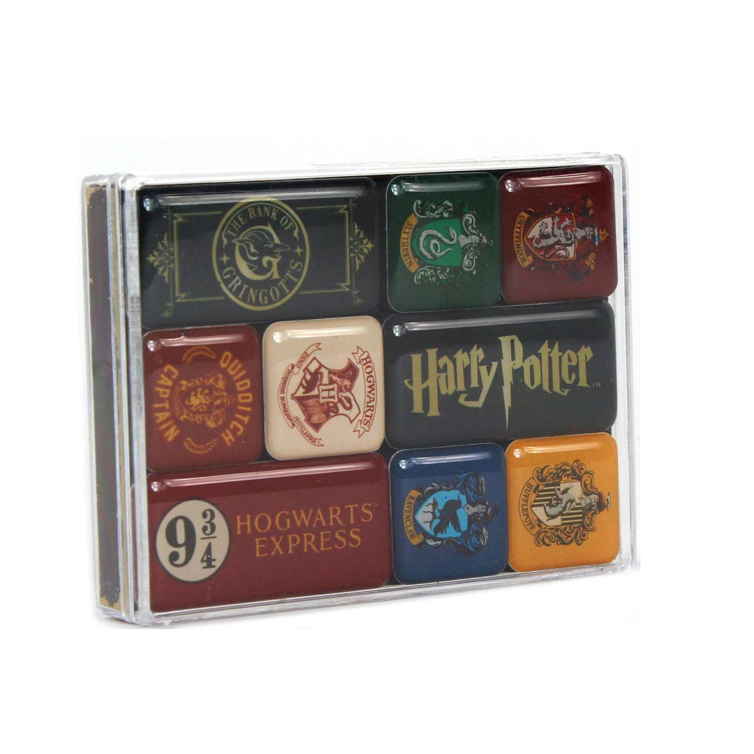 Harry Potter Kjøleskapmagneter Husene 9-pk - Supernerds