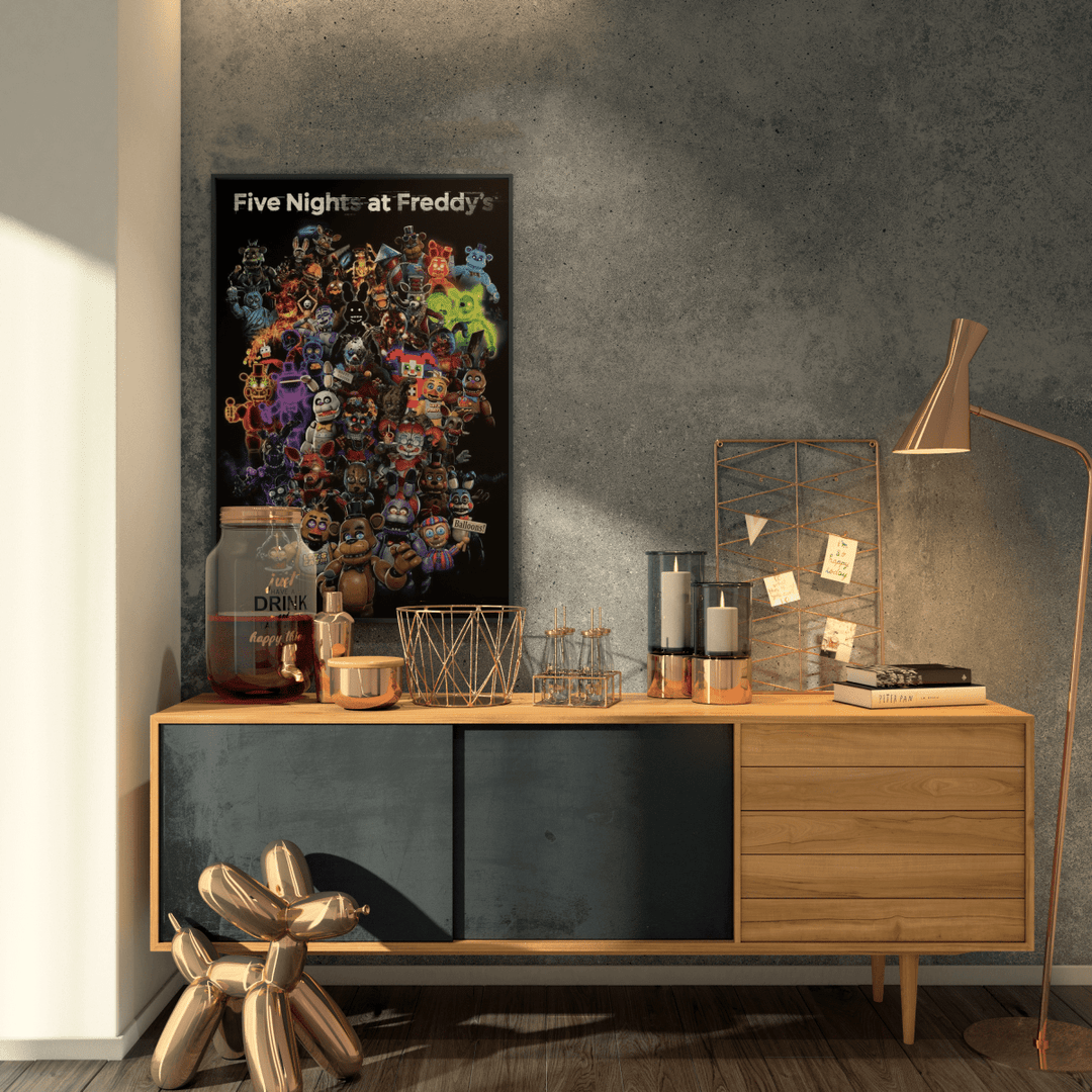 Five Nights at Freddys Plakat Collage - Supernerds