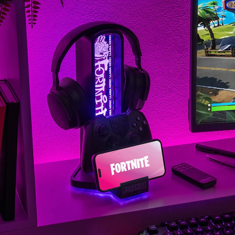 Fortnite Lampe Headphone Stand - Supernerds