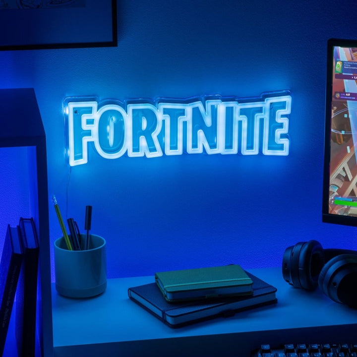 Fortnite Lampe Neon Logo - Supernerds