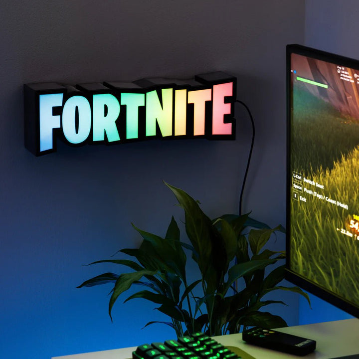 Fortnite Logo Lampe RGB - Supernerds