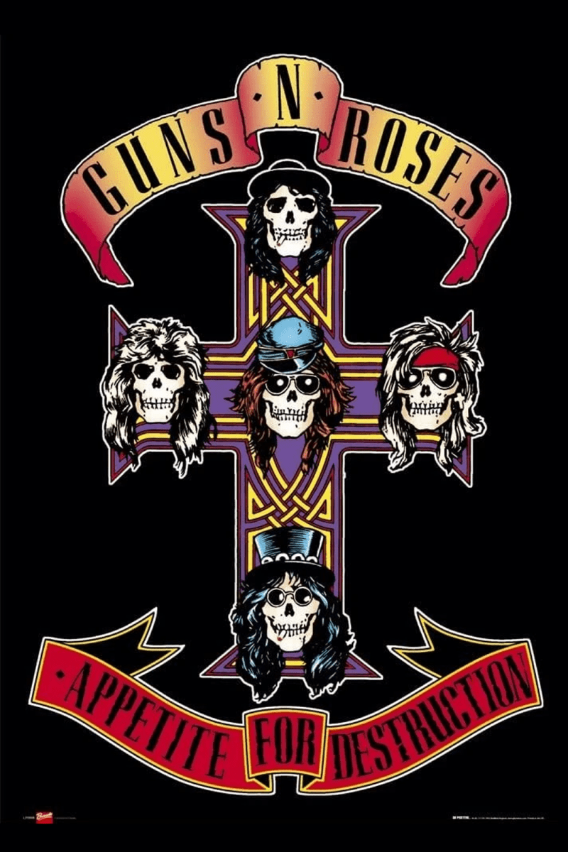 Guns N' Roses Plakat Appetite for Destruction - Supernerds