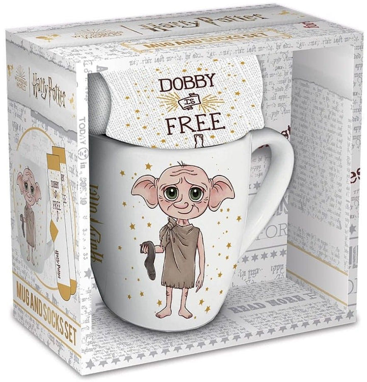 Harry Potter Dobby Gavesett Sokker og Kopp - Supernerds