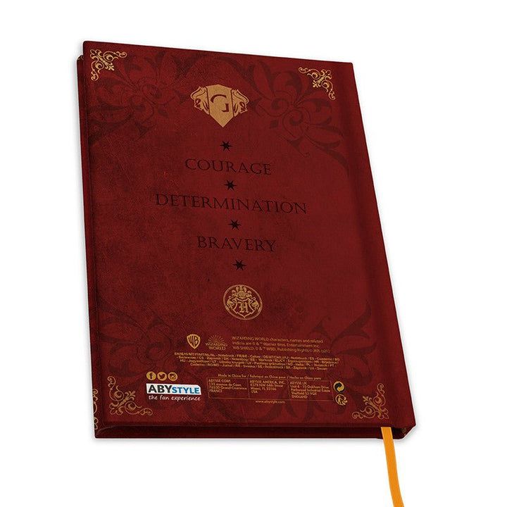 Harry Potter Notatbok A5 Gryffindor - Supernerds