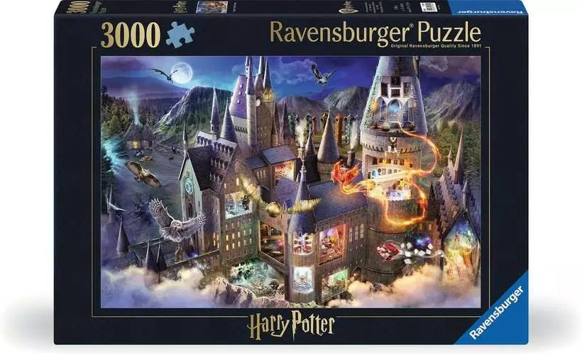 Harry Potter Puslespill Hogwarts 3000 brikker - Supernerds