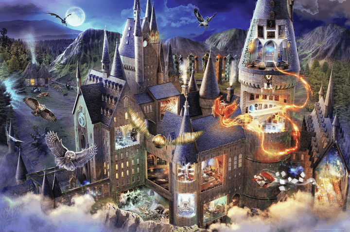 Harry Potter Puslespill Hogwarts 3000 brikker - Supernerds