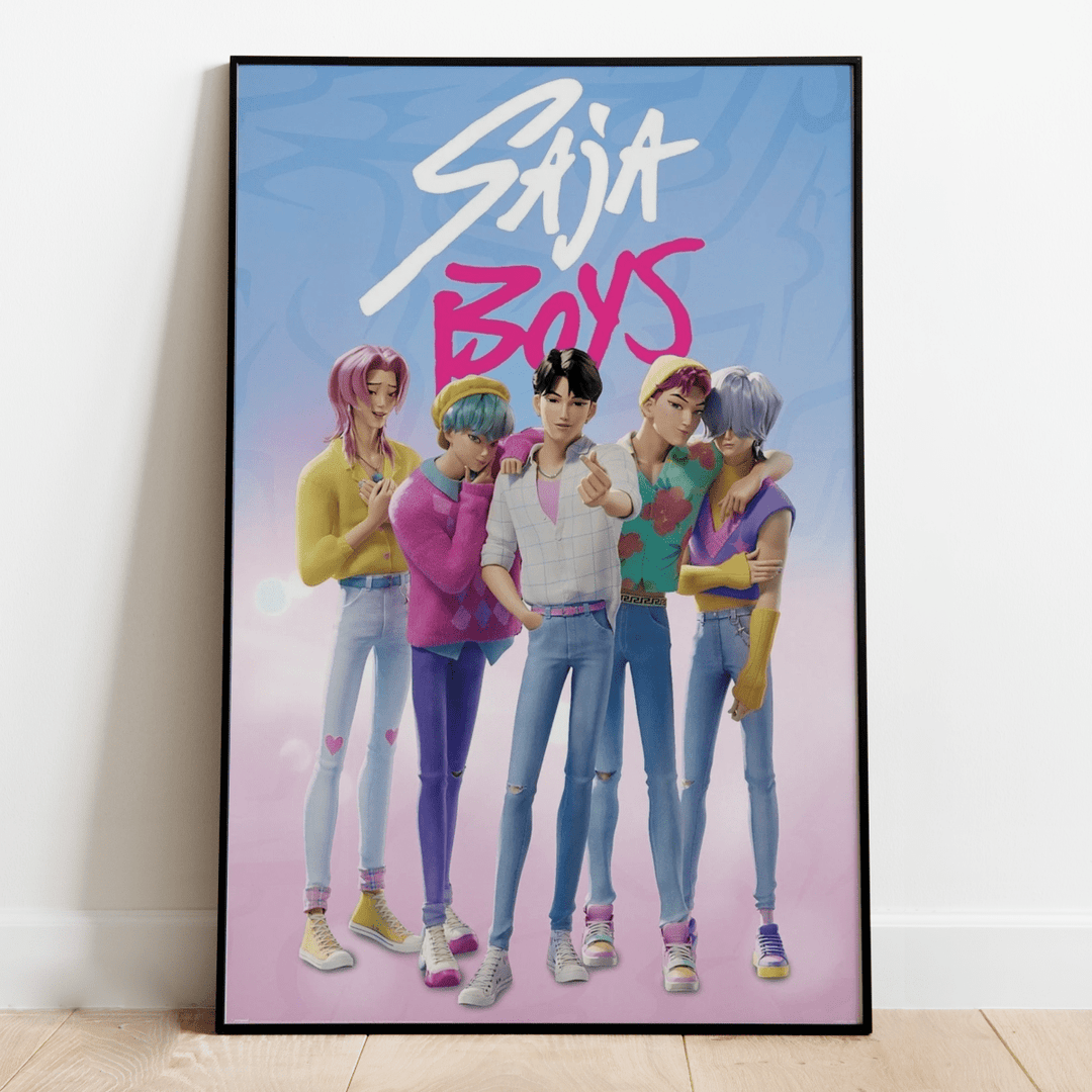 K - POP Demon Hunters Plakat Saja Boys - Supernerds