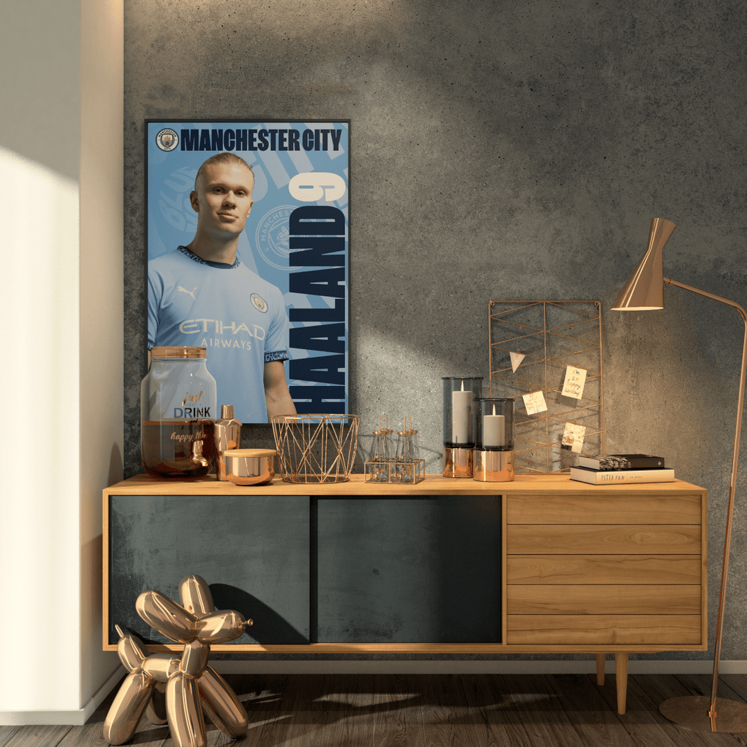 Manchester City Plakat Haaland - Supernerds