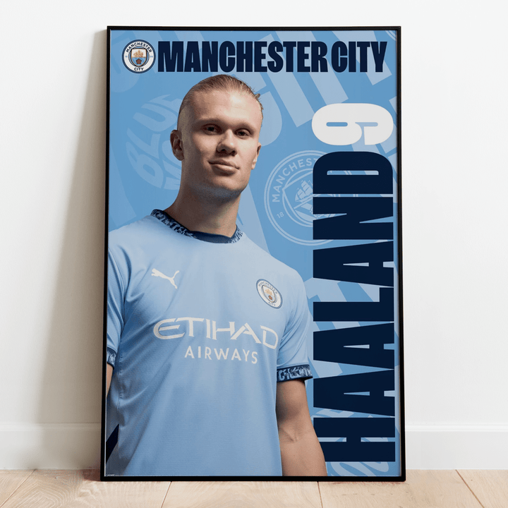 Manchester City Plakat Haaland - Supernerds