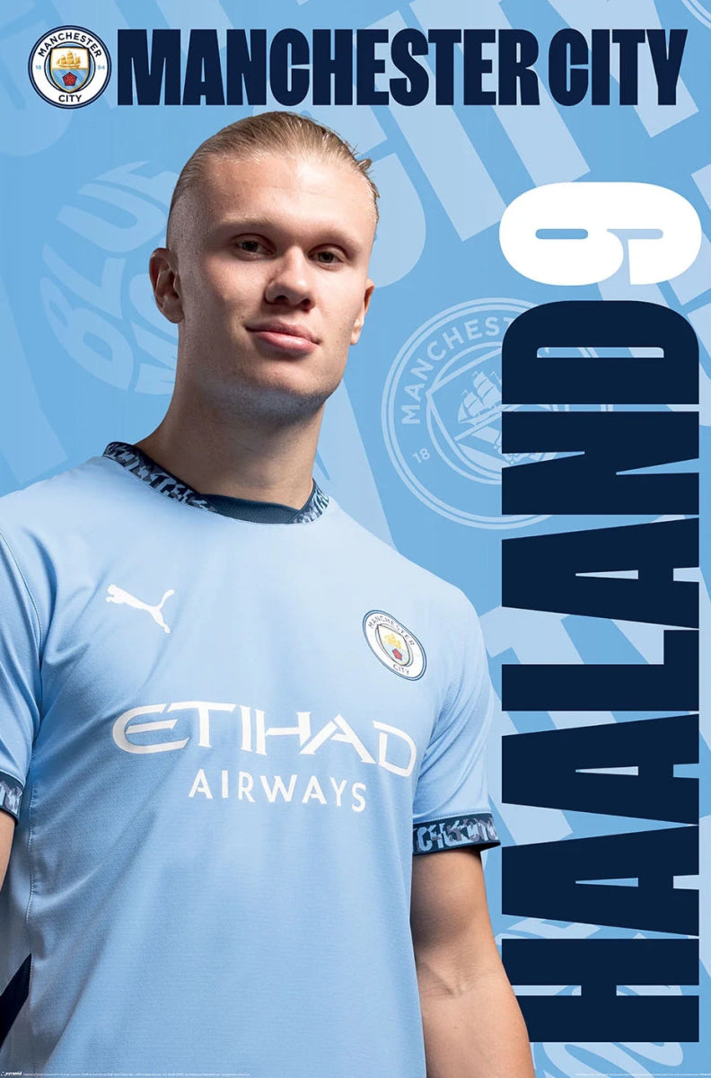 Manchester City Plakat Haaland - Supernerds