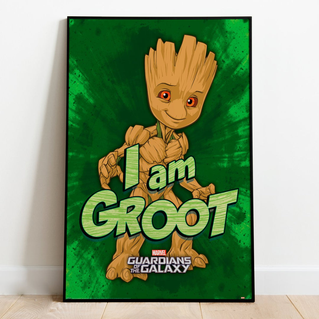 Marvel's Guardians of The Galaxy Plakat I Am Groot - Supernerds