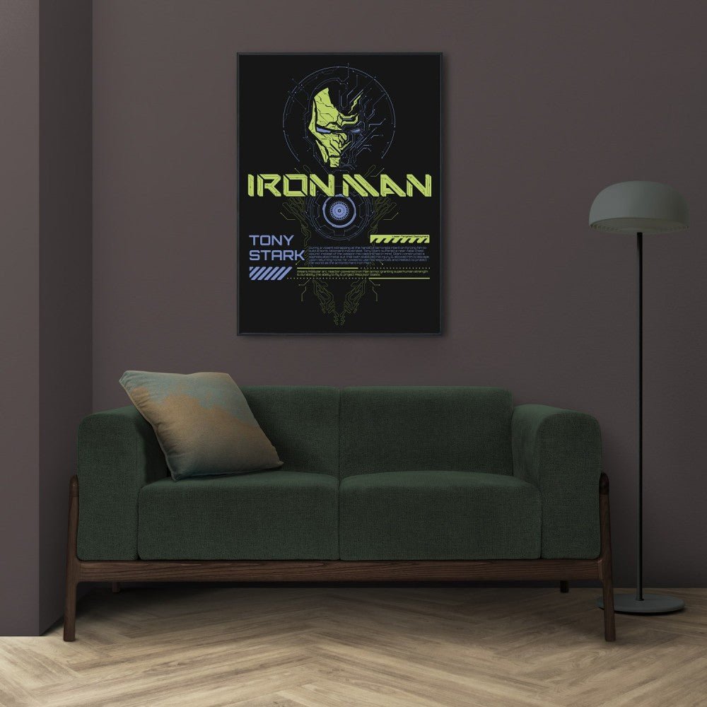 Marvel's Iron Man Selvlysende plakat - Supernerds