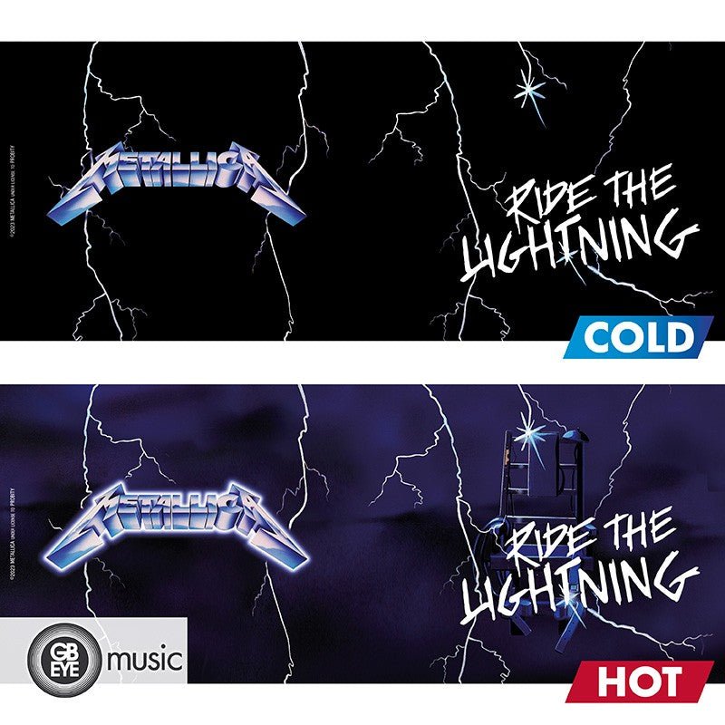 Metallica Varmeskiftende Kopp Ride the Lightning - Supernerds