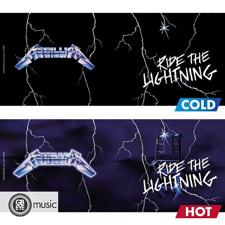 Metallica Varmeskiftende Kopp Ride the Lightning - Supernerds