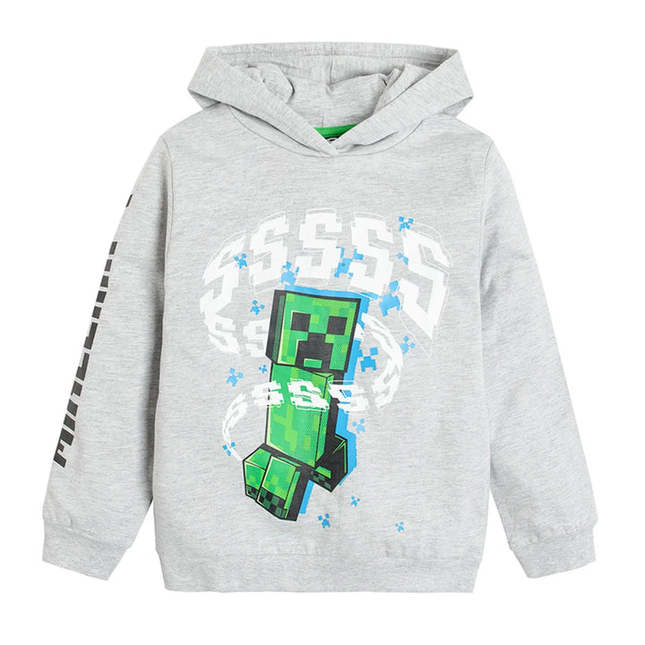 Minecraft Hettegenser Creeper Gray - Supernerds