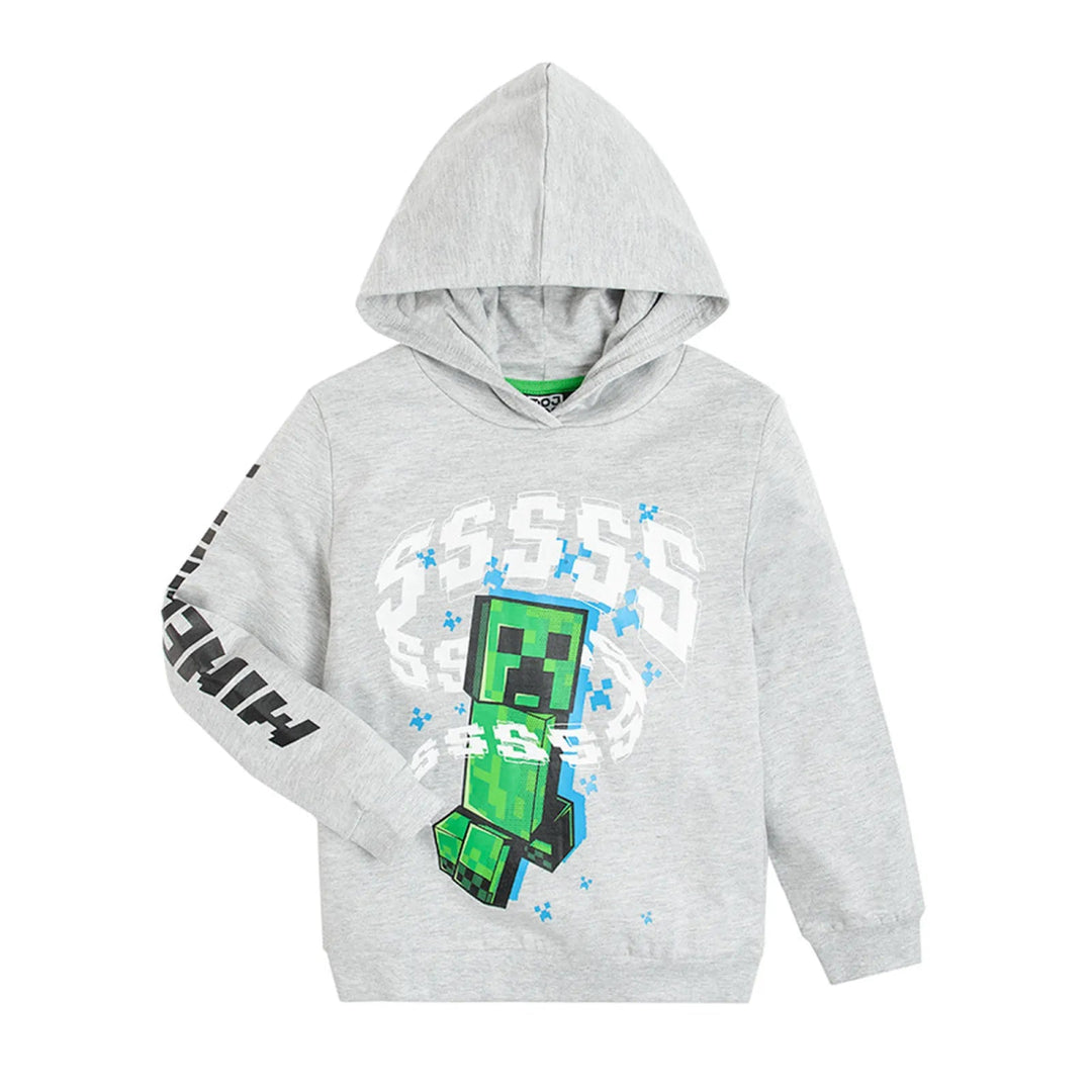 Minecraft Hettegenser Creeper Gray - Supernerds