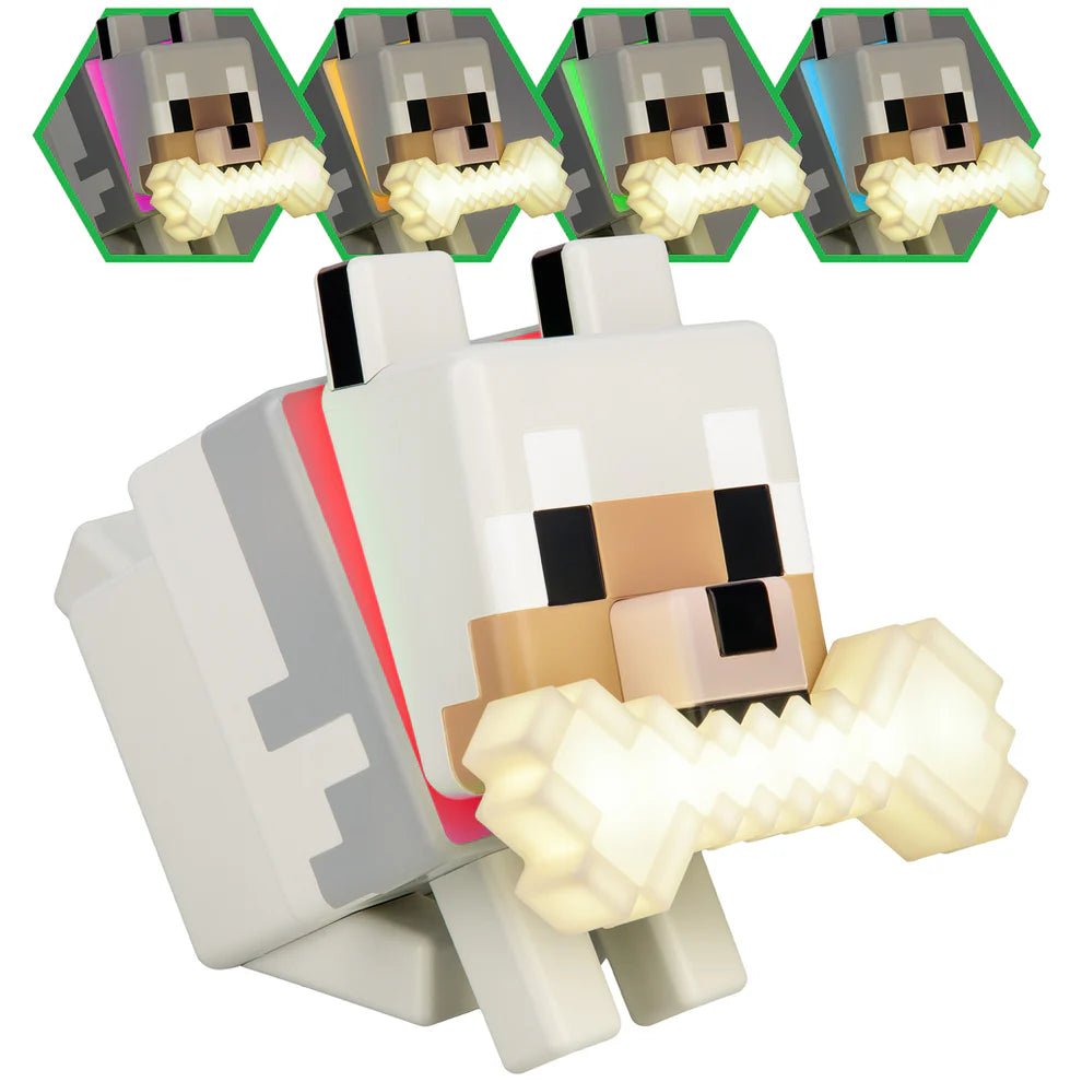 Minecraft Lampe Wolf Globuddies - Supernerds