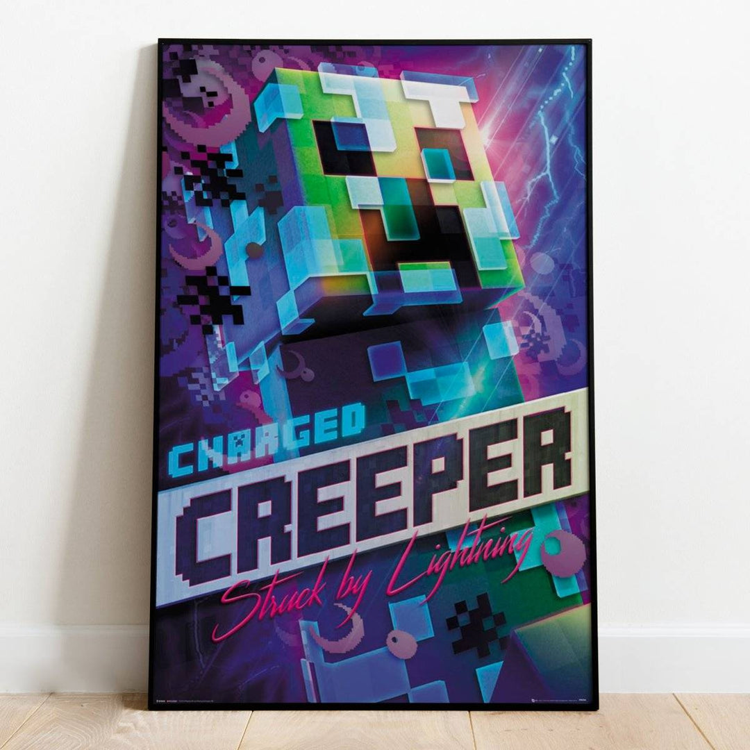 Minecraft Plakat Charged Creeper - Supernerds