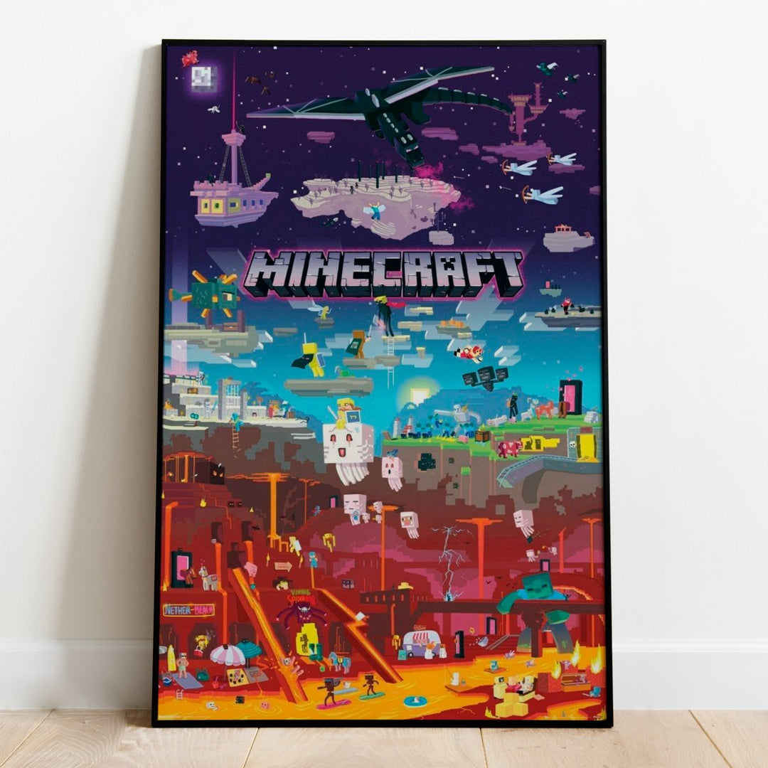 Minecraft Plakat World Beyond - Supernerds