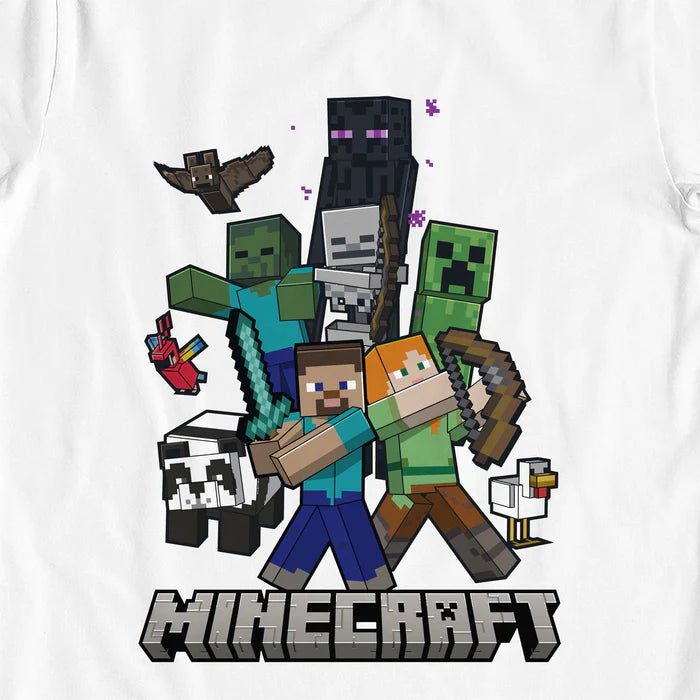 Minecraft T - skjorte Characters Tower - Supernerds