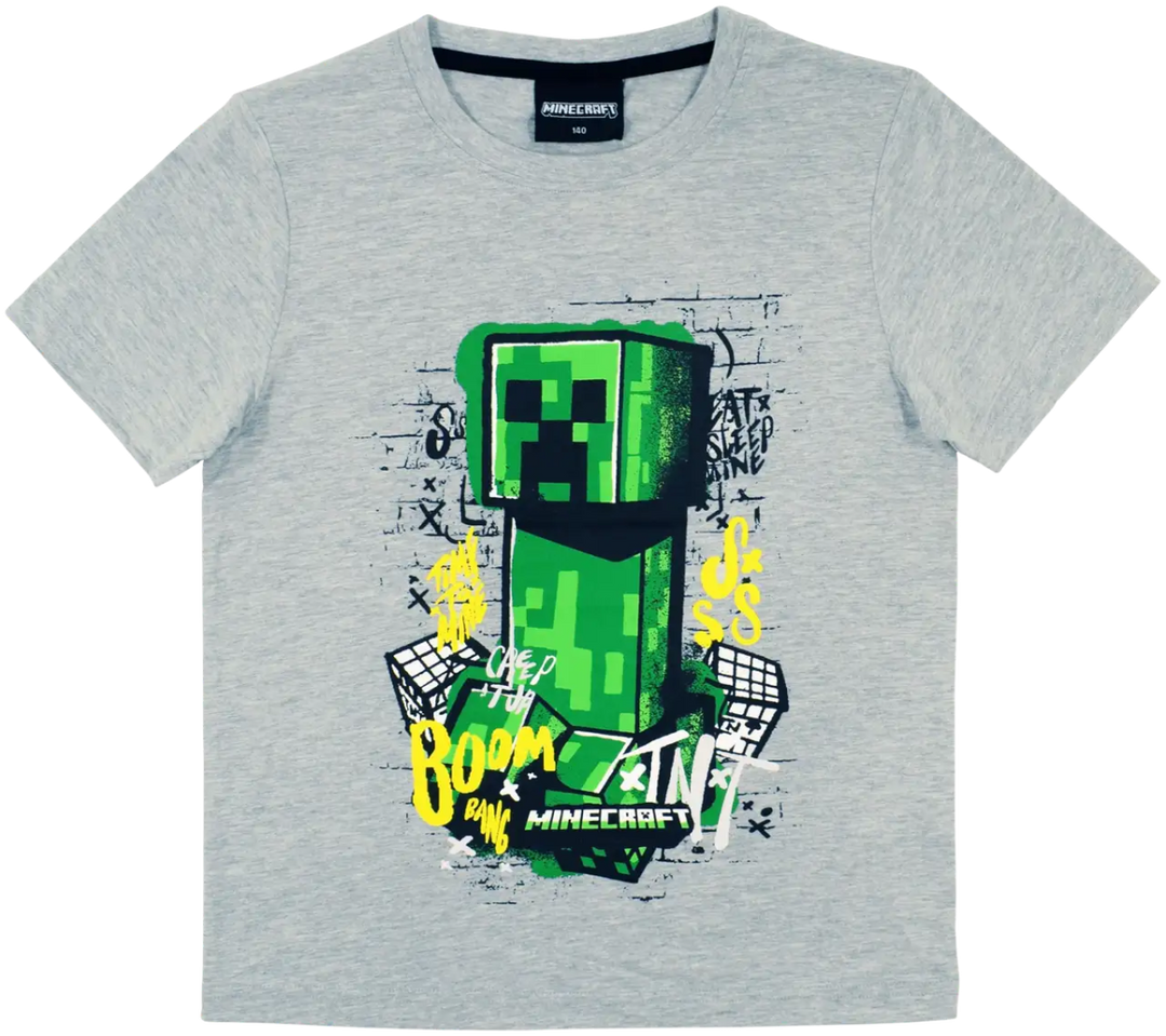 Minecraft T - skjorte Creeper Grafitti - Supernerds