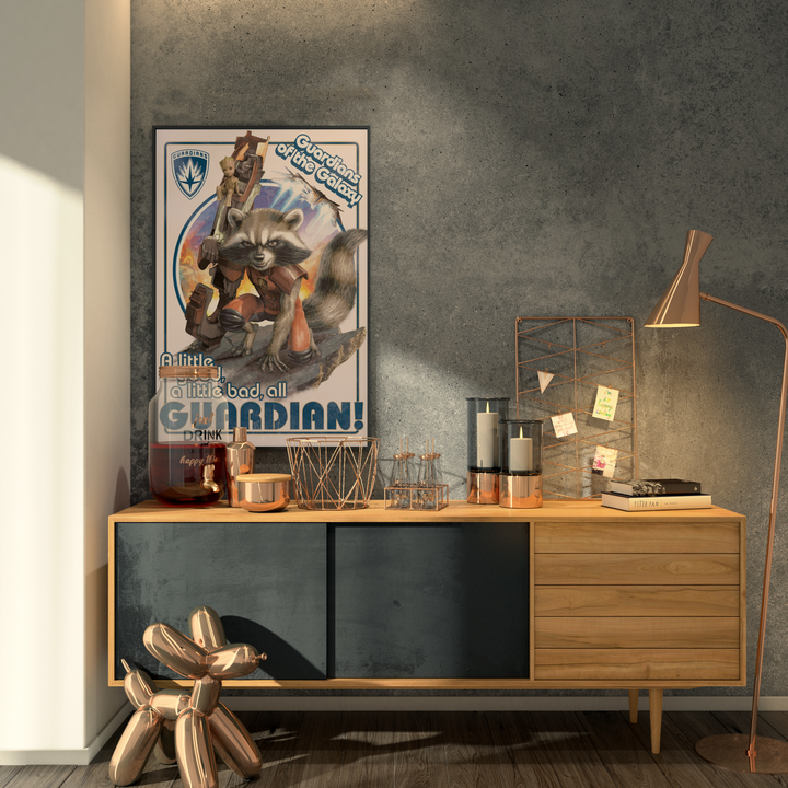 Marvel's Guardians of The Galaxy Plakat Rocket & Baby Groot