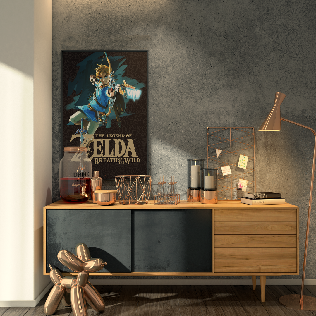 Zelda Plakat Breath of The Wild Game Cover
