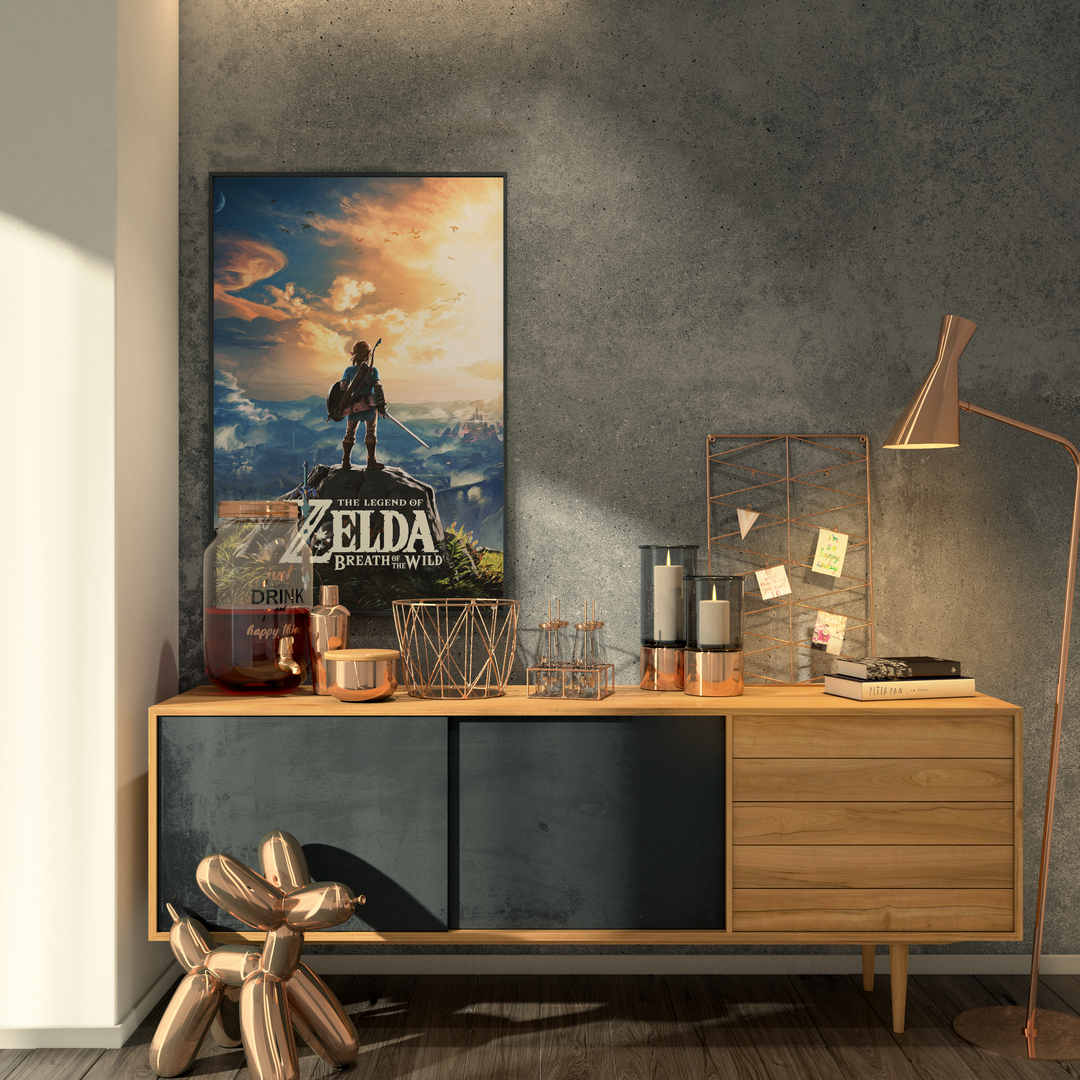 Zelda Plakat Breath of The Wild Sunset