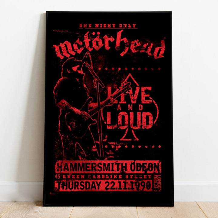 Motorhead Plakat Live and Loud - Supernerds