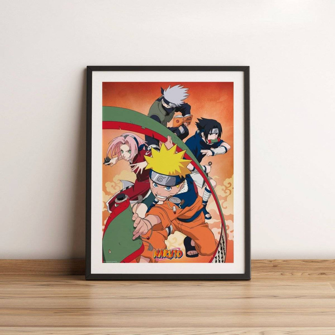 Naruto Plakat 52 x 38 cm Team 7 - Supernerds