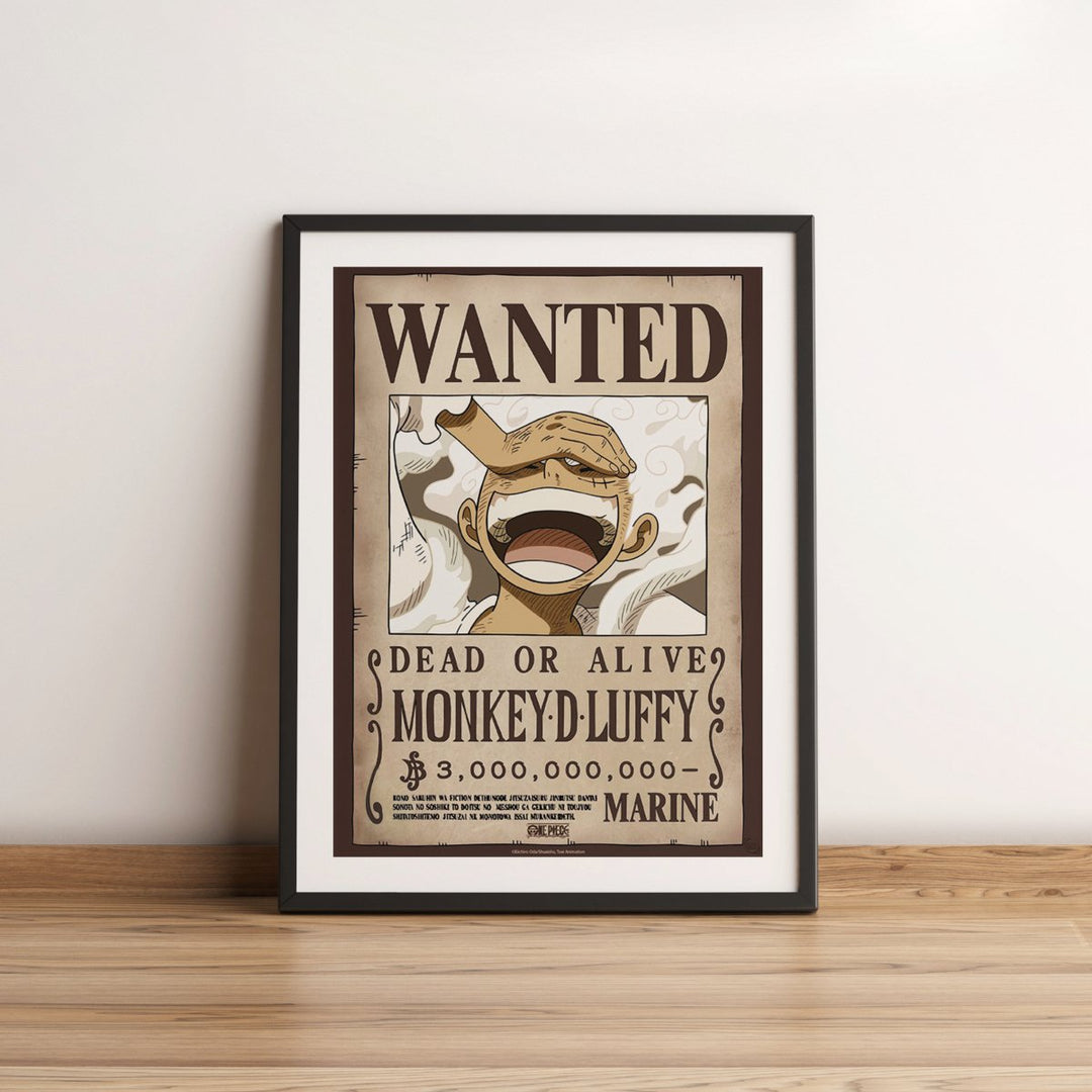 One Piece Plakat 52 x 38 cm Wanted Luffy Wano - Supernerds