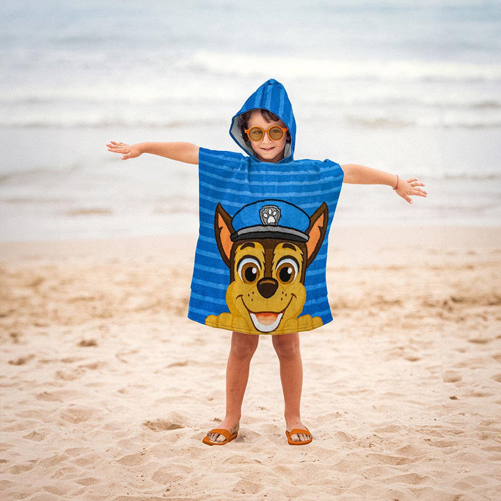 Paw Patrol Badeponcho med Hette Chase - Supernerds