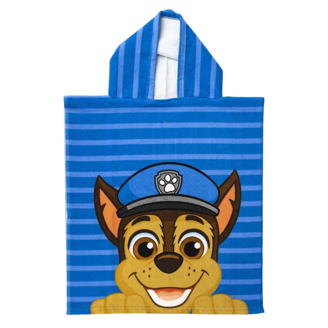 Paw Patrol Badeponcho med Hette Chase - Supernerds